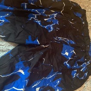 Lightening elastic waist sweatpants